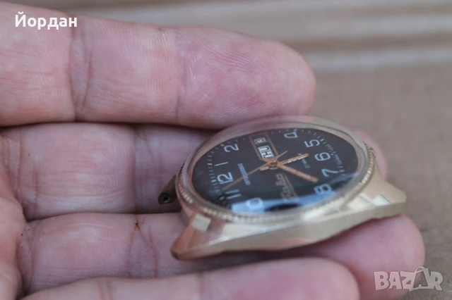 СССР мъжки автоматичен часовник ''Слава'' /27 камъка/, снимка 4 - Мъжки - 51151391