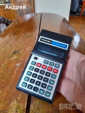 Стар калкулатор Toshiba BC-8112SR, снимка 2 - Други ценни предмети - 54044253