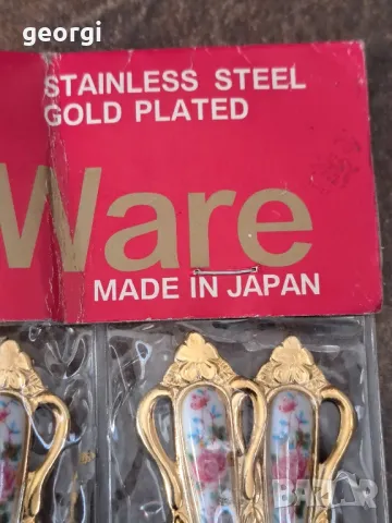 позлатени японски вилички за торта 18/2, снимка 8 - Форми - 47386798