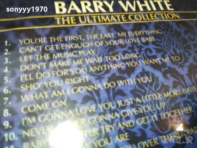 BARRY WHITE-ORIGINAL CD 0103251650, снимка 16 - CD дискове - 49326361