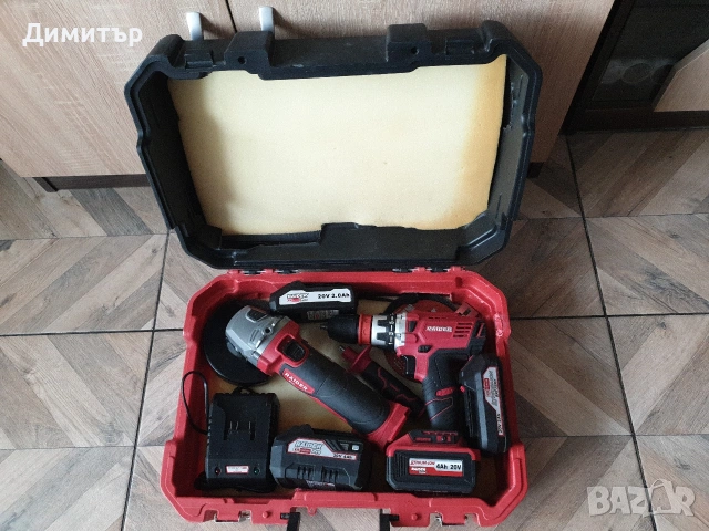 нов винтоверт и ъглошлайф Raider , снимка 3 - Винтоверти - 54015701