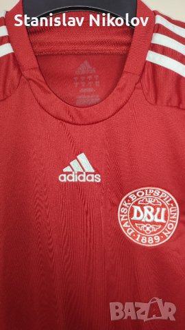 Домакинска футболна тениска на Дания x Adidas (2008-2010), М size, снимка 2 - Футбол - 40087558