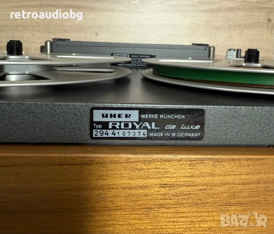 🔉Колекционерски ролков магнетофон UHER Royal de luxe 2944 с вграден усилвател и говорители - нов🔉, снимка 6 - Декове - 52935467