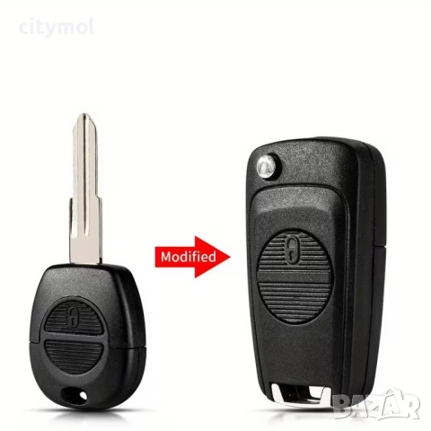 Модифицираща кутийка с 2 бутона и острие NSN11, за Nissan Almera, Maxima, Micra, Primera, Serena, Te