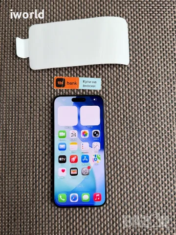 100% Батерия  iPhone 15 PRO MAX ❗️Лизинг от 29€/мес ❗️256Gb Black Titanium❗️черен  ⛔️КАТО НОВ❗️, снимка 10 - Apple iPhone - 56209324
