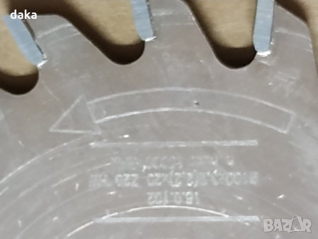 Felder диск  за циркуляр ф100мм , снимка 4 - Други машини и части - 30340392
