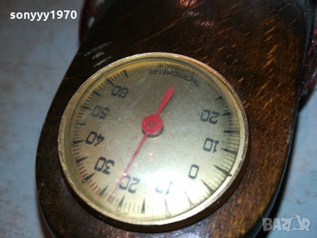 термометър-дървена обувка-внос France 🇫🇷 0312212026, снимка 3 - Антикварни и старинни предмети - 35020367