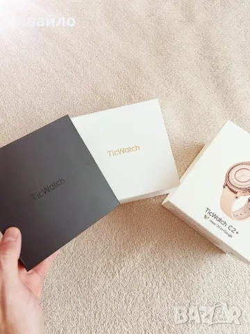 Смарт часовник TicWatch C2+, розово злато, снимка 5 - Дамски - 48489371