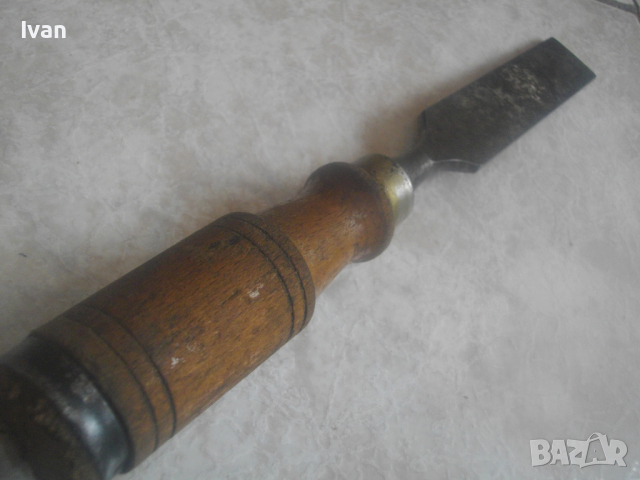 Старо Качество Ръчно Дърводелско Стругарско Длето 25мм-За Дърворезба/Дървообработка/Стружуване-170мм, снимка 10 - Други инструменти - 44819880