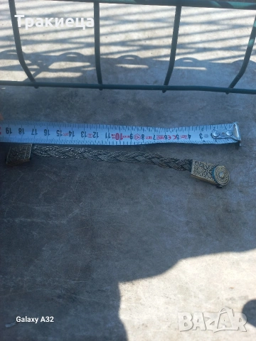 СТАРА ВЪЗРОЖДЕНСКА СРЕБЪРНА ГРИВНА , снимка 6 - Антикварни и старинни предмети - 53895365