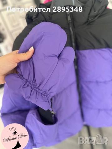 Нов модел топло яке в комплект с ръкавички, снимка 3 - Якета - 52662291