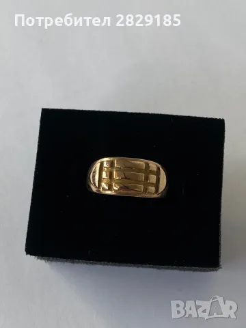 Златен пръстен регулируем 14 кр, снимка 3 - Пръстени - 49607868