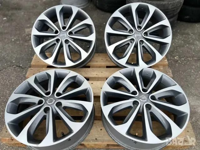 5x114.3 18 Джанти Nissan Qashqai Juke 5х114.3 Нисан Кашкай Джук ЕТ 40 J 6.5 Централен отвор 66.1, снимка 6 - Аксесоари и консумативи - 49641095