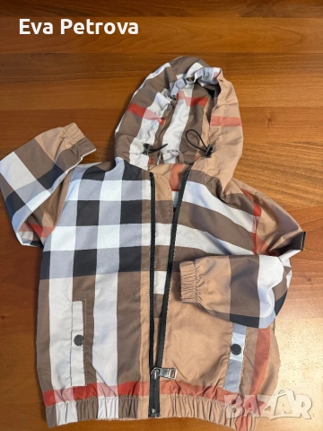 Burberry 98см.2-3 год.детско яке суичер, снимка 2 - Детски якета и елеци - 53241336