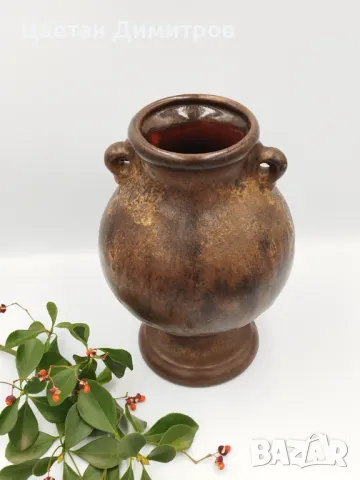 Керамична ваза , снимка 2 - Вази - 48650610