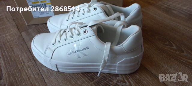 Нови дамски кожени обувки Calvin Klein Jeans, снимка 4 - Дамски ежедневни обувки - 39684135