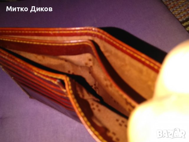 Портфейл естествена кожа 130х110 мм №7, снимка 7 - Портфейли, портмонета - 39204387