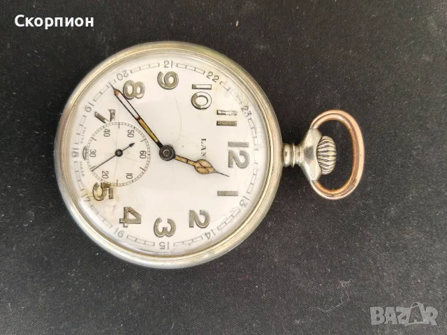 Швейцарски джобен часовник LANCO - 1925г. - Рядък - ПРОМОЦИЯ, снимка 12 - Джобни - 50419600