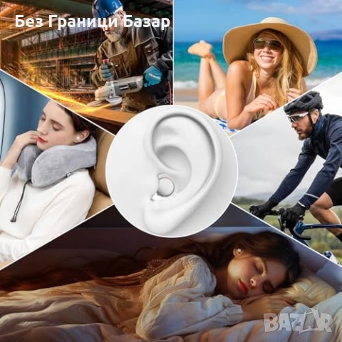 Нови Меки шумоизолиращи тапи за уши за сън концентрация пътуване с кутия, снимка 7 - Други - 53007558