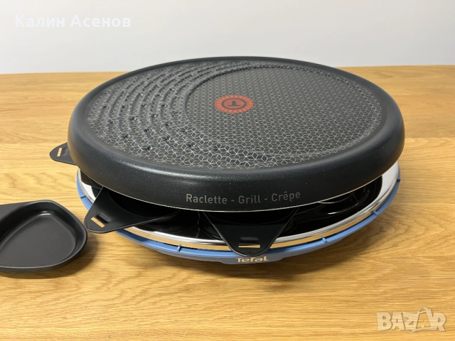 Раклет грил Tefal Colormania Raclette-Grill-Crepe (транспортен дефект), снимка 3 - Скари - 54343266