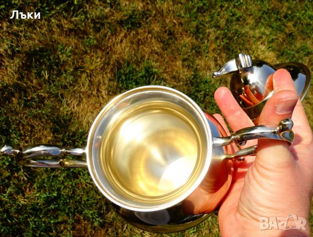 Бронзова захарница 850 мл.,790 гр.,барок, снимка 11 - Антикварни и старинни предмети - 30431900
