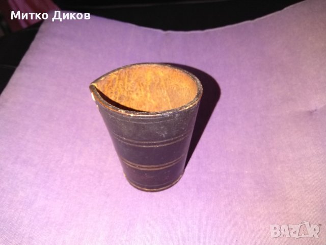 Чаша 2 броя естествена кожа за барбут табла и друго Н-90мм и Фи-70мм, снимка 1
