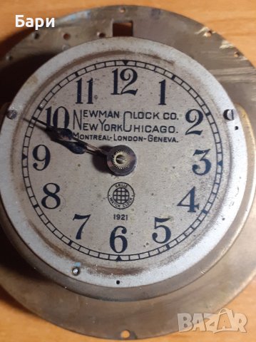Затворнически часовник Newman Co. New York Chicago, снимка 3 - Антикварни и старинни предмети - 42268500