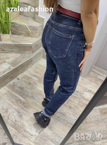 Дамски дънки с колан, снимка 4 - Дънки - 51633881