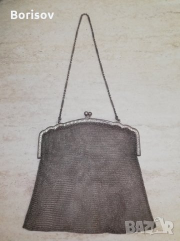 Сребърна дамска чанта-портмоне 1800г