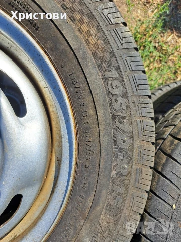 Продавам метални джанти с гуми за Форд Транзит , снимка 7 - Гуми и джанти - 51009995