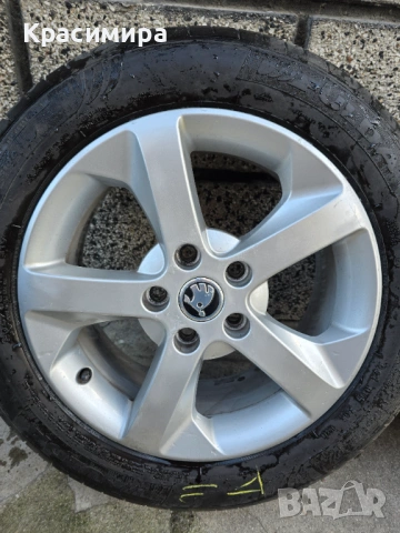 Джанти + Гуми за Шкода, снимка 3 - Гуми и джанти - 54138843