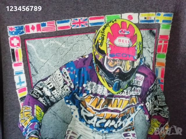 1993 Motocross des Nations Vintage CAL CRU Schwanenstadt Austria Vintage size L Shirt , снимка 4 - Блузи - 52708489