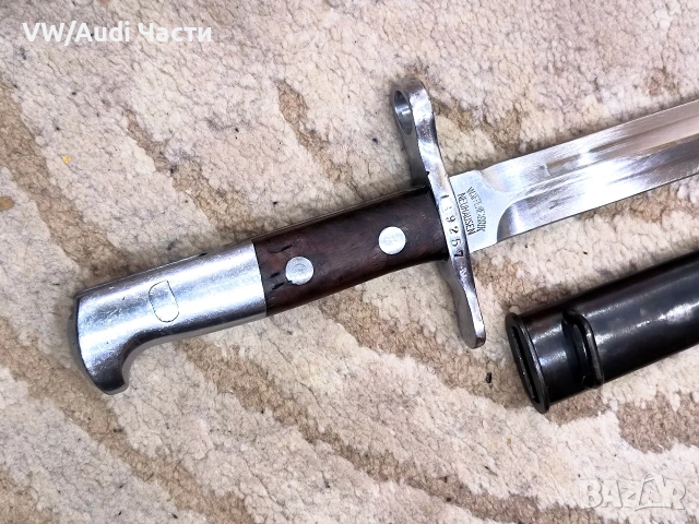 Швейцарски щик нож байонет K31 Schmidt Rubin М1918, снимка 7 - Антикварни и старинни предмети - 54093525