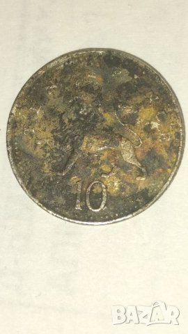 10 пенса 2000 година, 925 сребро, Кралица Елизабет ll. 