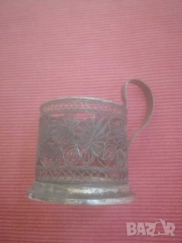 Стар подстаканник СССР, филиграмна изработка. , снимка 10 - Колекции - 31334890