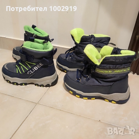 Зимни топли обувки 27 номер (2 чифта).