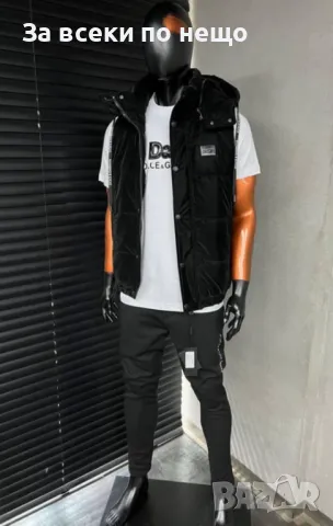 Мъжки черен елек Dolce&Gabbana