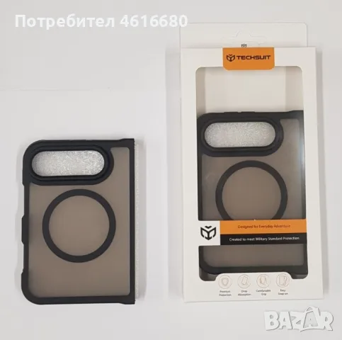 Калъф Techsuit - HaloFrost II MagSafe - iPhone Ultra / iPhone Duo - Black, снимка 7 - Калъфи, кейсове - 56250632
