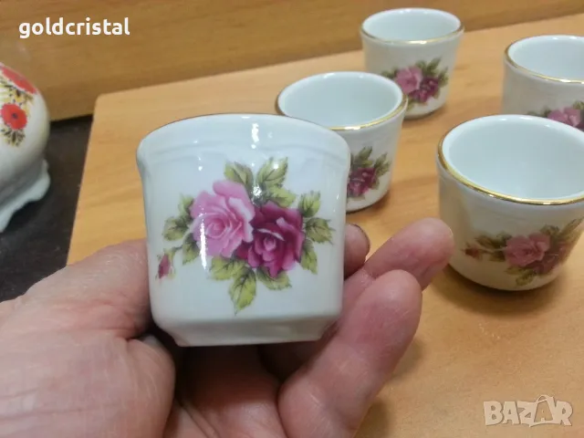 полски порцелан коктиери , снимка 2 - Антикварни и старинни предмети - 49611866