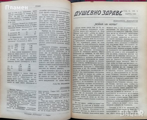 Душевно здраве. Кн. 1-8 / 1940, снимка 5 - Антикварни и старинни предмети - 37156703