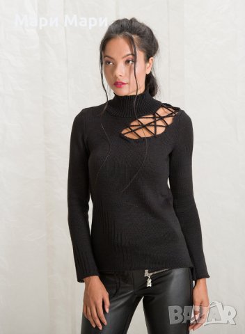 Плетена блуза размер М, снимка 2 - Блузи с дълъг ръкав и пуловери - 30646281