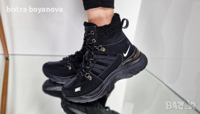 дамски апрески и боти с пух, снимка 3 - Дамски боти - 52427184