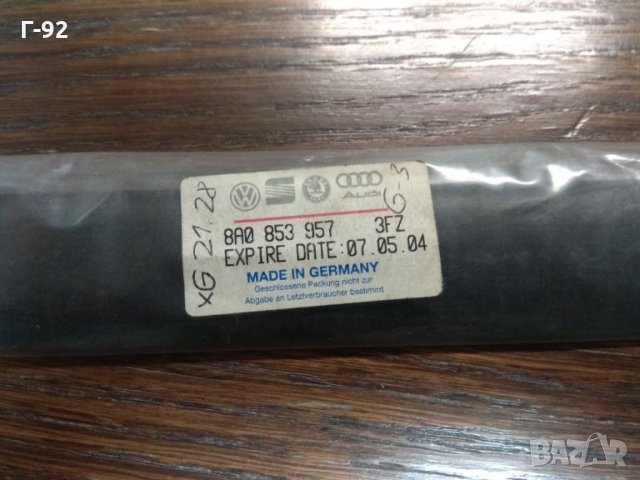 8A0853957/3FZ**NEU**Audi 80 /90 (B4) 1991-1994 ЛАЙСНА ЗА ВРАТА ПРЕДНА ЛЯВА ЧЕРНА