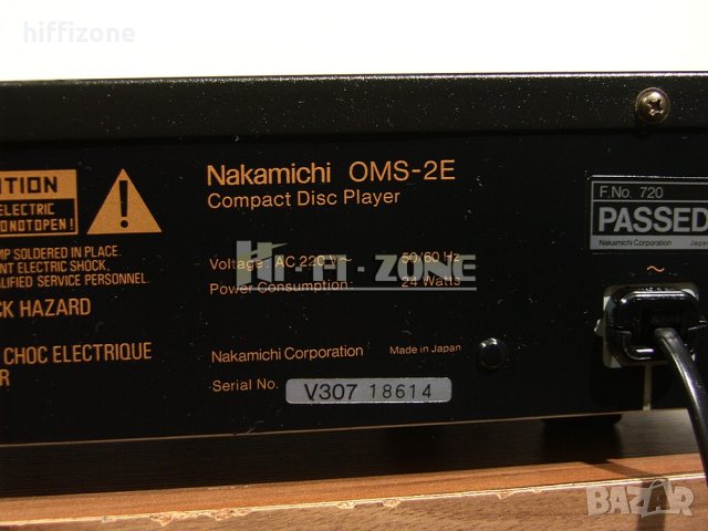 CD PLAYER  Nakamichi oms-2e , снимка 8 - Ресийвъри, усилватели, смесителни пултове - 42399872