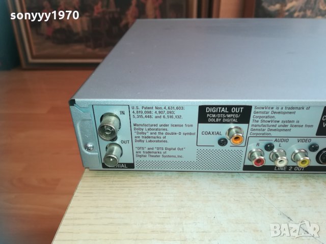 sony rdr-hx720 hdd/dvd recorder 2502211335, снимка 14 - Плейъри, домашно кино, прожектори - 31950785