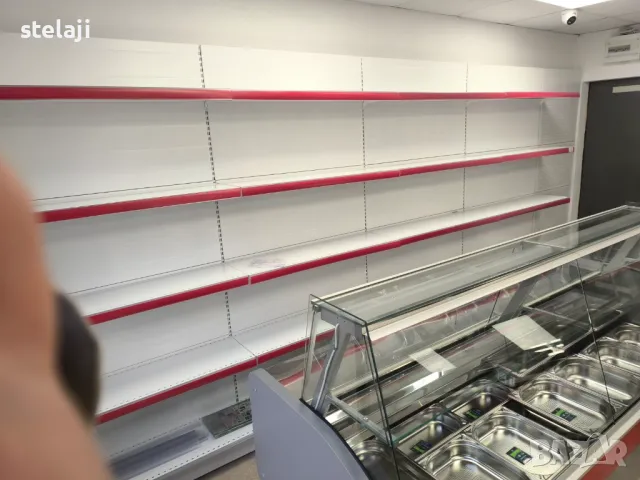 Търговско оборудване за хранителен магазин - стелажи, кошници, колички, снимка 7 - Стелажи и щандове - 47048095