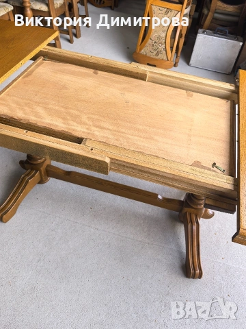 Разтегателна трапезна маса 2,60 м. , снимка 3 - Маси - 54128654