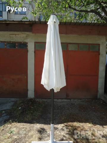 Градински чадър 3м. диаметър, снимка 5 - Градински мебели, декорация  - 51021151