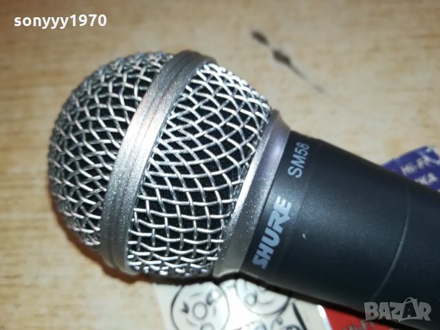 SHURE SM58 MIC 0501221907, снимка 6 - Микрофони - 35337298