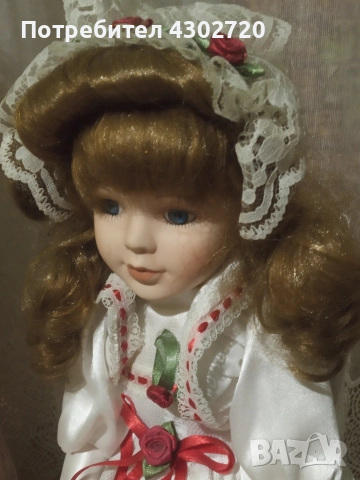 Винтидж три порцеланови кукли 40 и 50см., снимка 3 - Колекции - 52930302